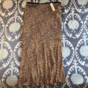 J. Crew Leopard Print Women's Skirt